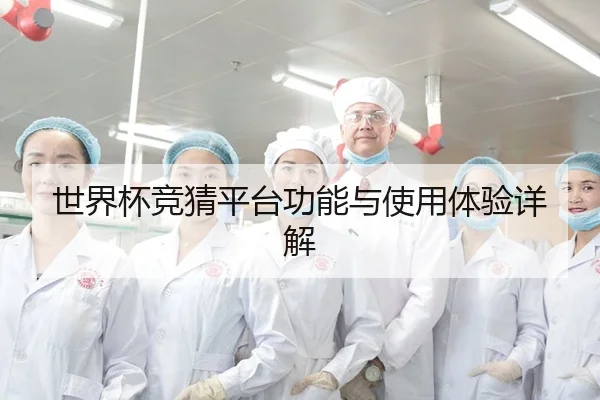 世界杯竞猜平台功能与使用体验详解